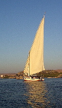 A felucca on the Nile