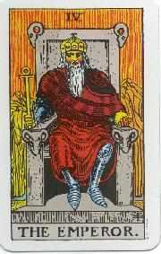 The Emperor tarot card
