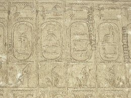 Picture of Abydos King Lists