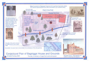 Conjectural plan of Bagnigge Wells