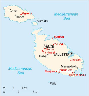 Malta Map